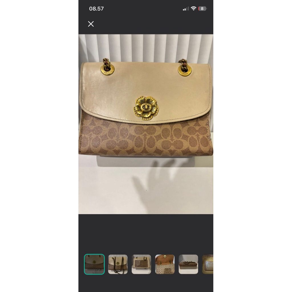 tas coach parker shoulder bag