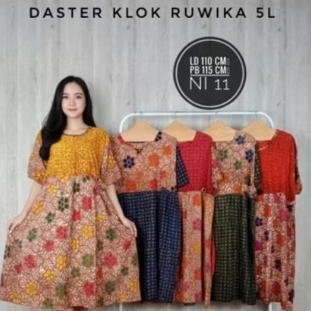 DASTER BUSUI BAHAN KATUN ASLI PEKALONGAN BAHAN ADEM TEBAL