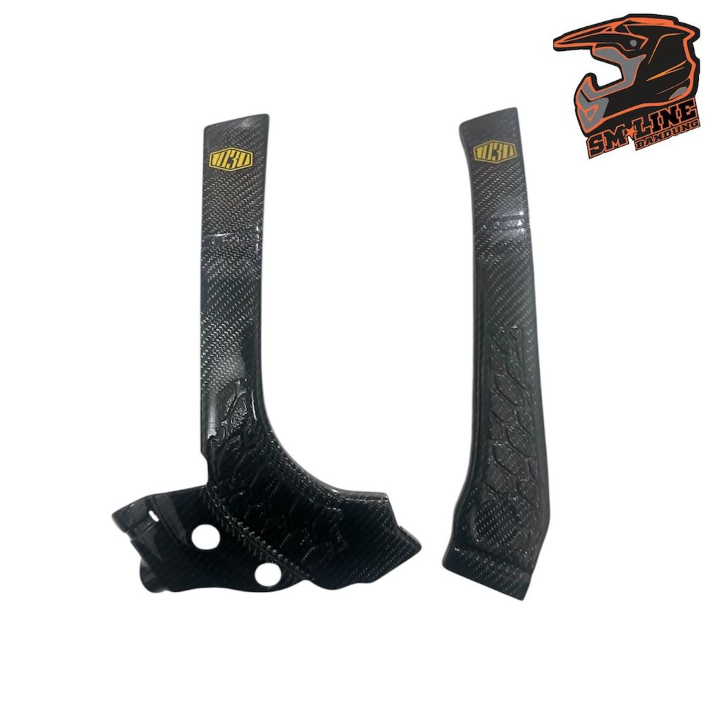 Frame Guard YZ 2 TAK Carbon Pelindung Rangka YZ125X YZ250X 2017-2023 Carbon