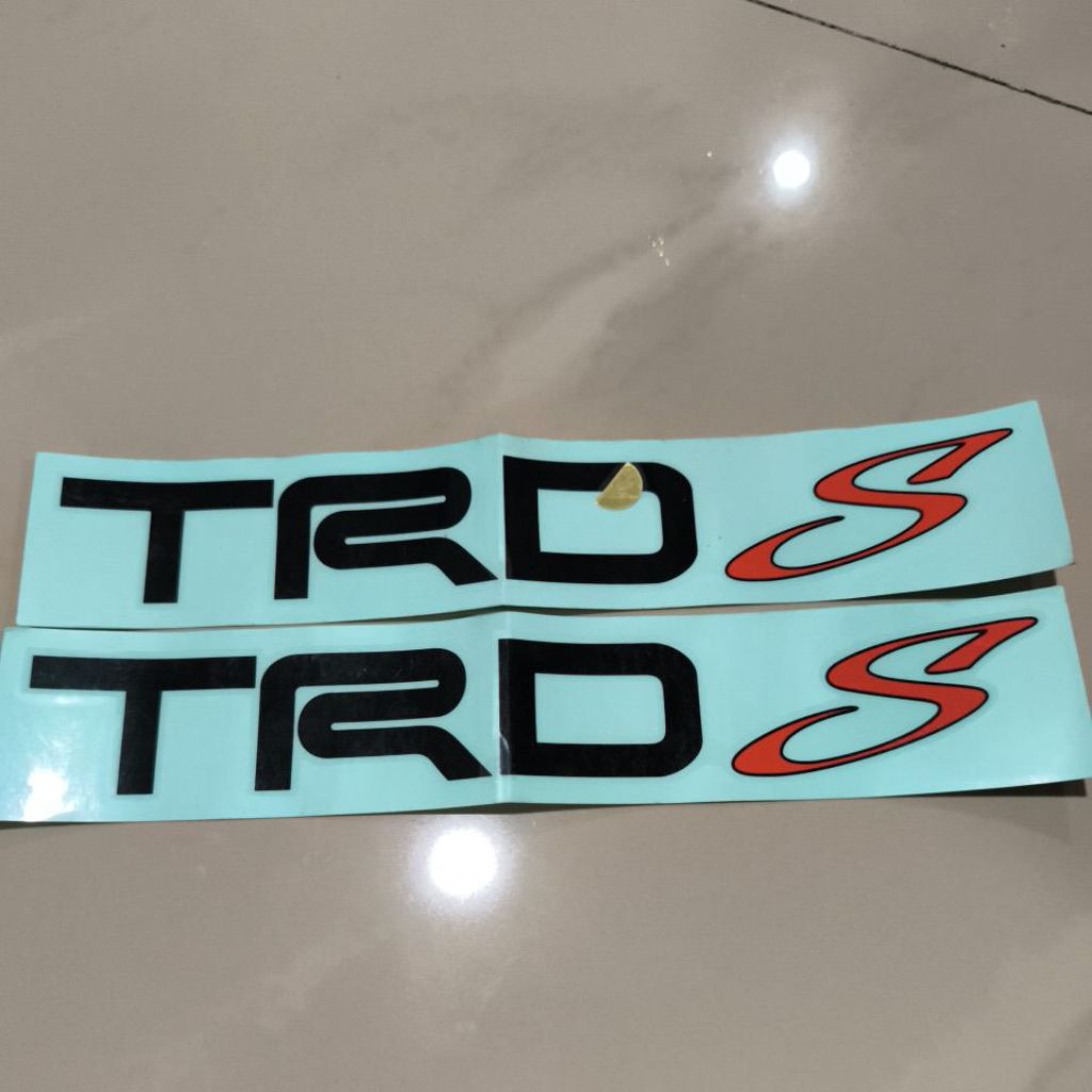 Stiker TRD S Toyota Agya