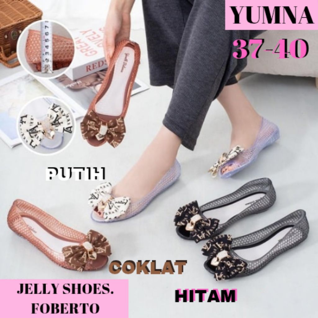 (COD) SPATU SEPATU JELLY SHOES JELLYSHOES PANSUS KACA PITA CEWE CEWEK WANITA IMPOR IMPORT KOREA MURA