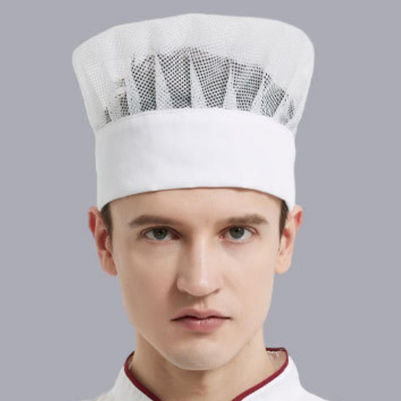 Topi Koki Chef Dewasa Topi Chef Koki Jaring Topi Masak Unisex Topi Kitchen Kitchen Hat Solusi Kebutu