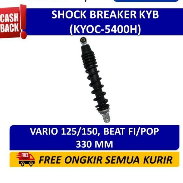 Kitaco - Shock Breaker Belakang KYB KAYABA OC Vario 125 Vario 150 Beat FI