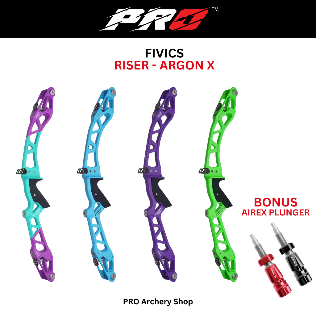 RISER FIVICS ARGON X / HANDLE FIVICS / HANDLE PANAHAN / RISER RECURVE RISER BAREBOW / ALAT PANAHAN