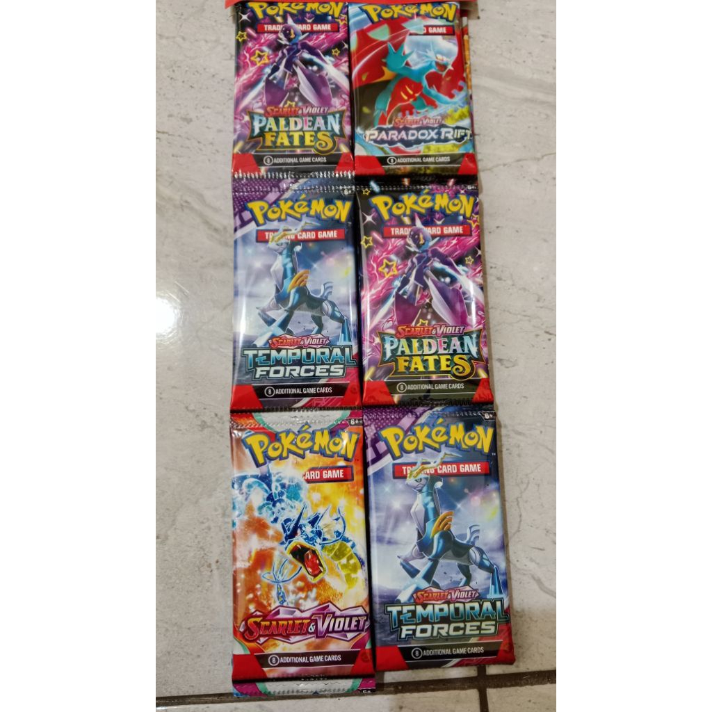 KARTU POKEMON 1 PLASTIK ISI 8PCS