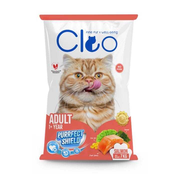 Cleo cat food salmon repack 500gr