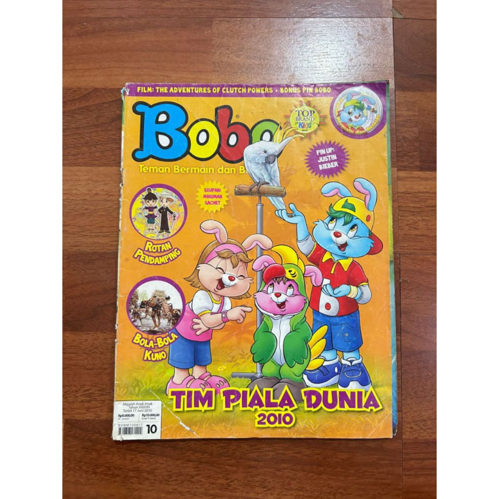 buku - Boba TOP BRAND KIOS Teman Bermain TIM PIALA DUNIA 2010