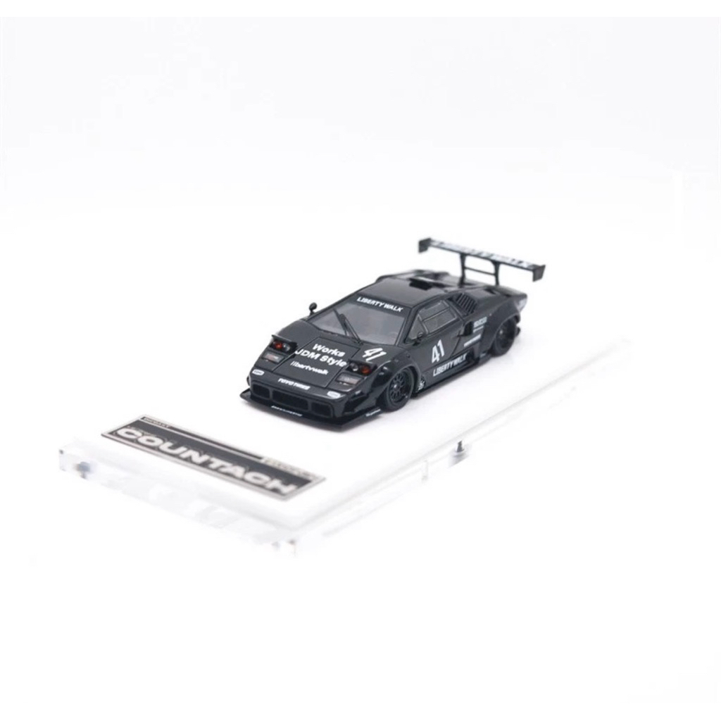 Vision 64 Lamborghini Countach LP500 LB Works Black Deluxe Packaging
