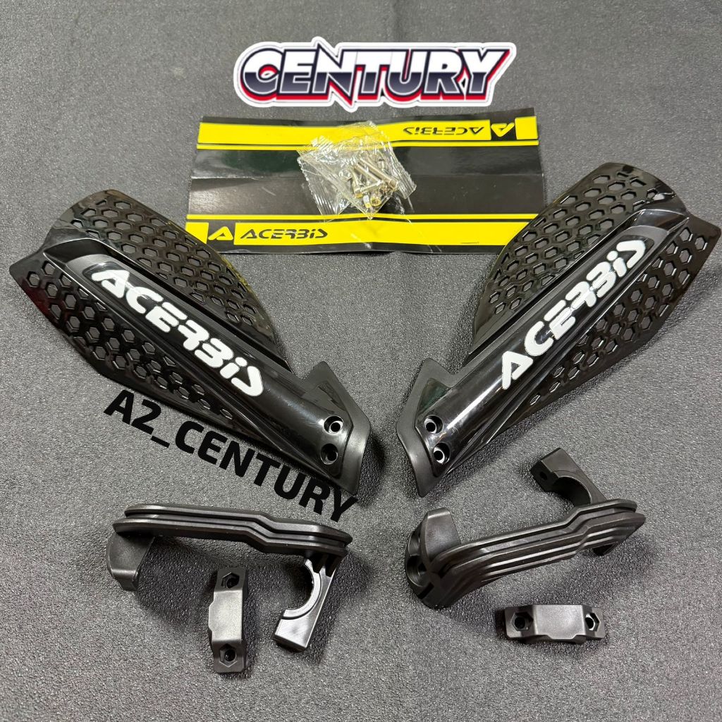 HITAM Handguard Trail /Pelindung Tangan / Handguard ACERBIS X Ultimate Universal 2A Century