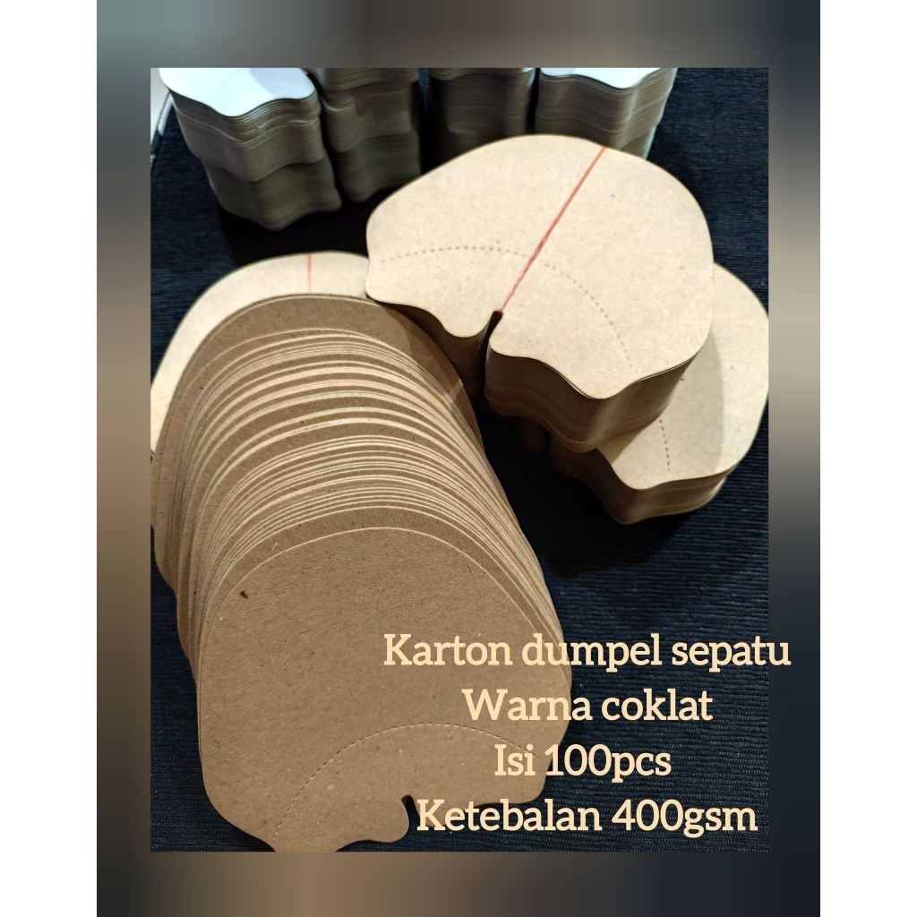 harga grosir || saddle shoes isi 100 - karton coklat tebal 400gsm - dumpel sepatu