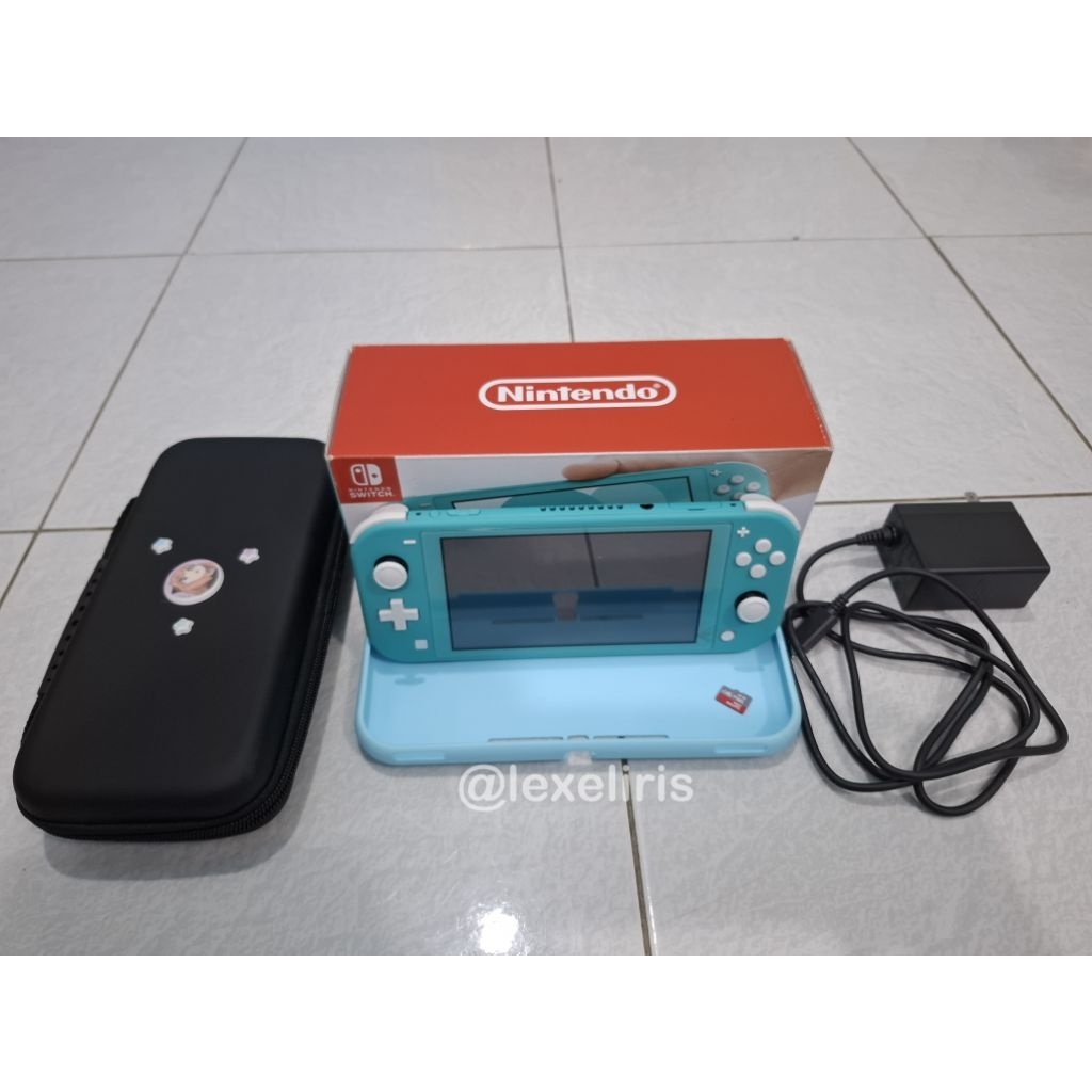 [ Preloved ] Nintendo Switch Lite OFW - Turquoise