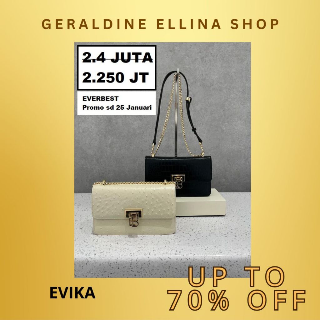 Tas sling bag wanita EVERBEST original sale seri EVIKA