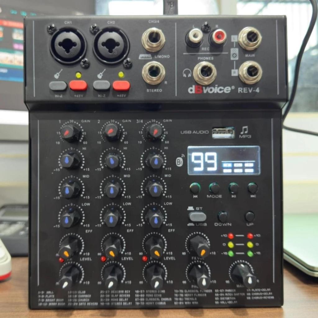 MIXER DBVOICE REV-4 4CHANNEL ORIGINAL PROFESSIONAL MIXING CONSOLE