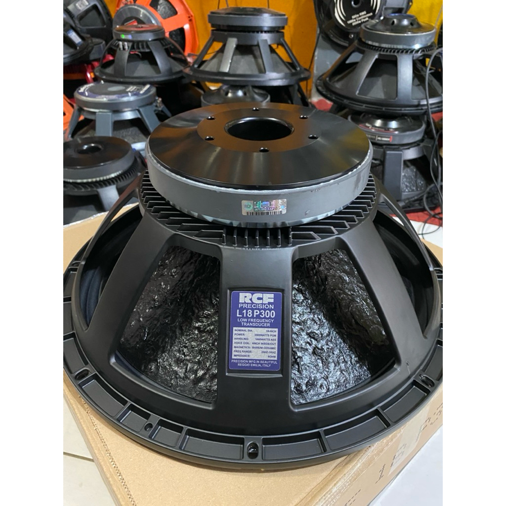 Speaker Subwoofer 18 inch RCF 18P300 VC 4 Inch Coating Kulit Jeruk/ Subwoofer 18 inch Murah