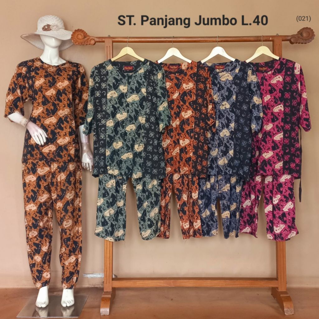Setelah Panjang Jumbo By Putri Diana Daster Batik Busui Asli Pekalongan