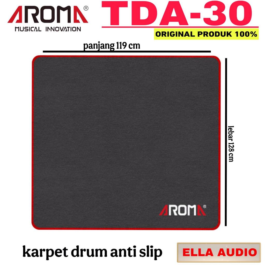 Karpet Drum Aroma TDA30 Untuk Drum Elektrik Aroma Rug Drum