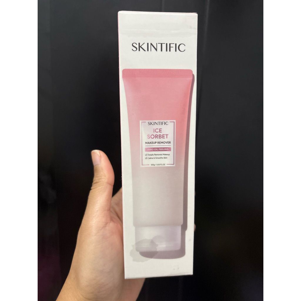 Skintific Ice Sorbet Makeup Remover Zero Oil Peeling