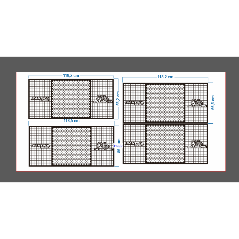 grill custom / ram tutup speker custom 118 x 56 santika music