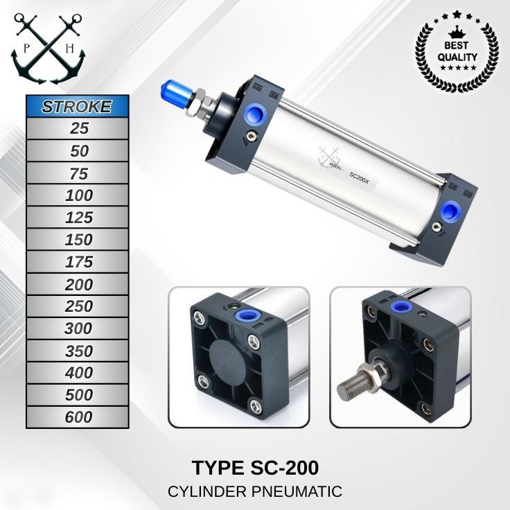 STANDARD CYLINDER PNEUMATIC SC200 / SC-200
