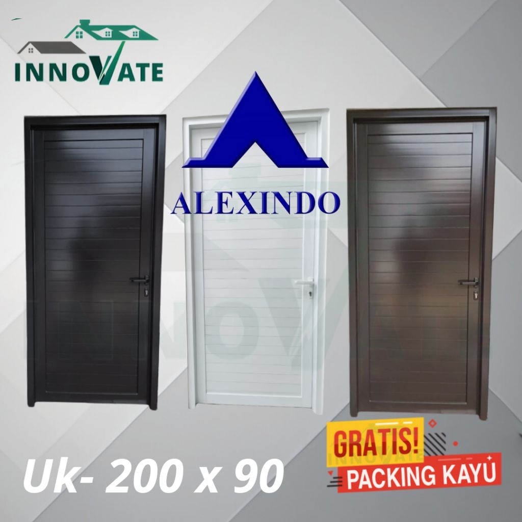pintu aluminium alexindo 200x90