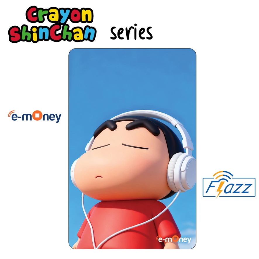 Emoney / Flazz Gen 2 Custom Shinchan 2 - Kartu Etoll Mandiri BCA