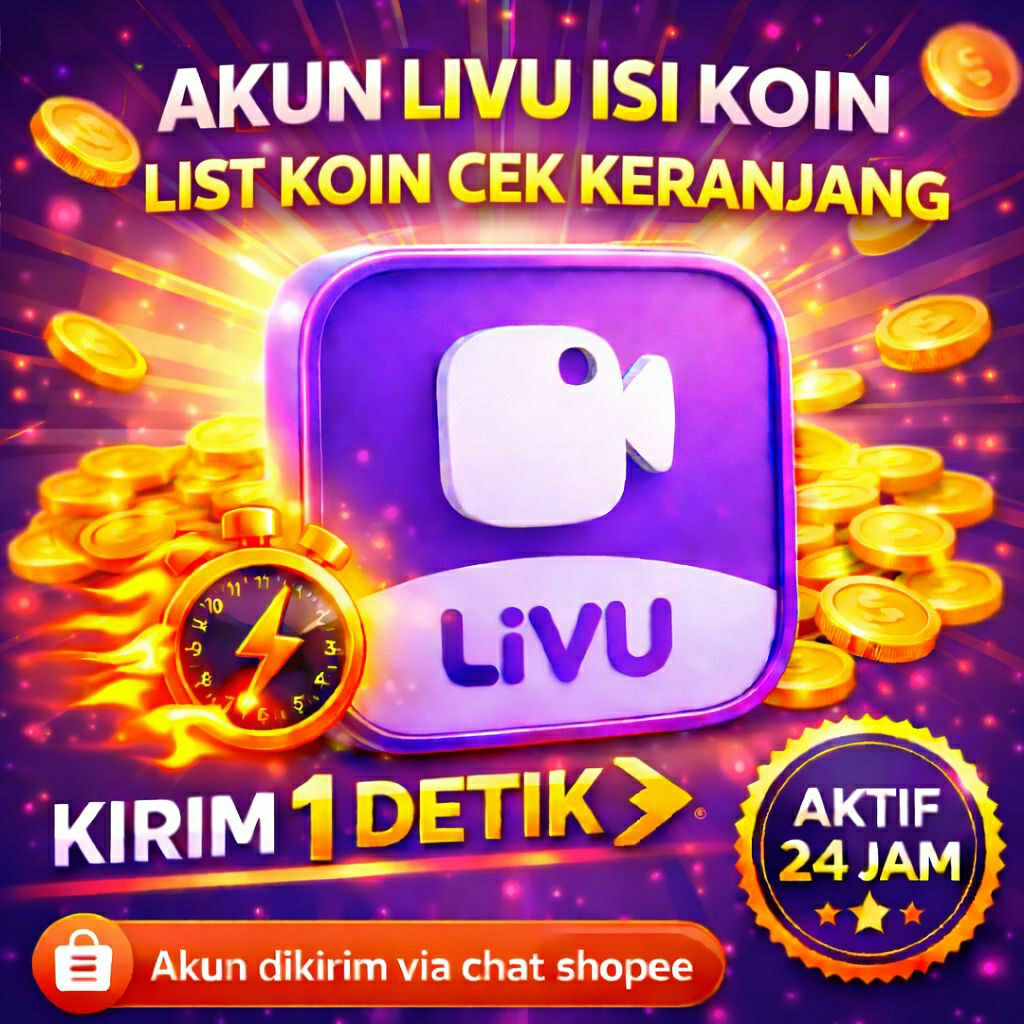 Akun LivU VIP Gratis Koin Akun Siap digunakan Murah - Proses Kirim 1 Detik Garansi aman