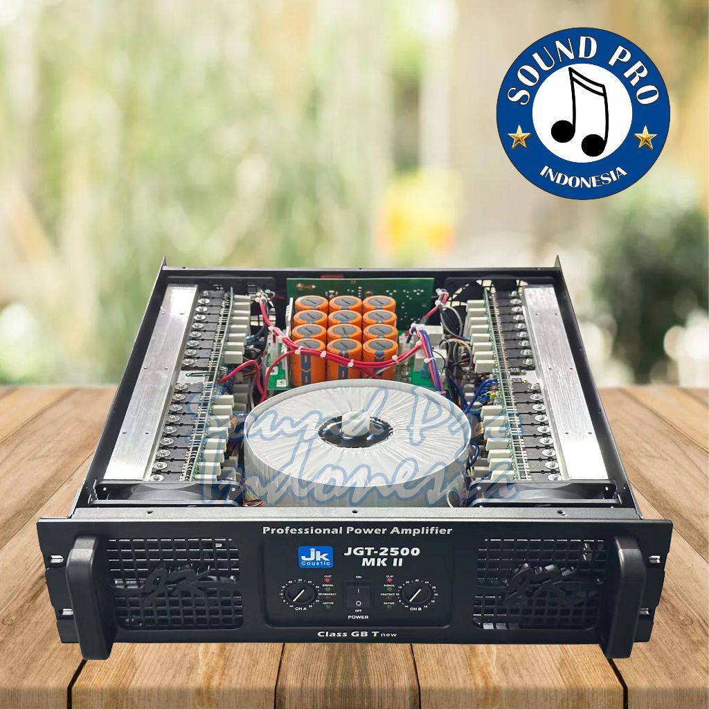Power amplifier Jk coustic JGT 2500 MKII 2 x 2500 watt