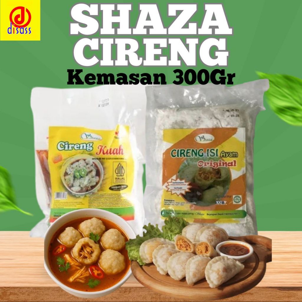 SHAZA CIRENG KUAH CIRENG ISI AYAM PEDAS 300GR - DISASS JOGJA