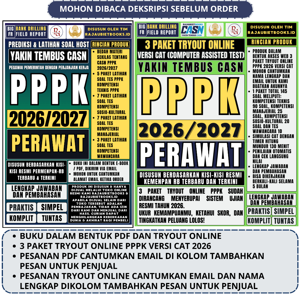 BUKU PPPK PERAWAT TENAGA KESEHATAN 2026/2027