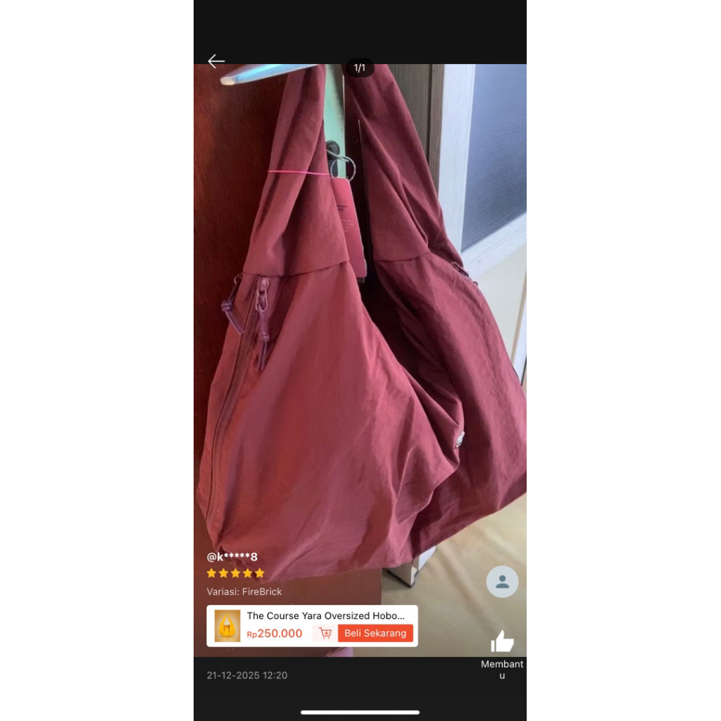 Tas hobo Nylon preloved