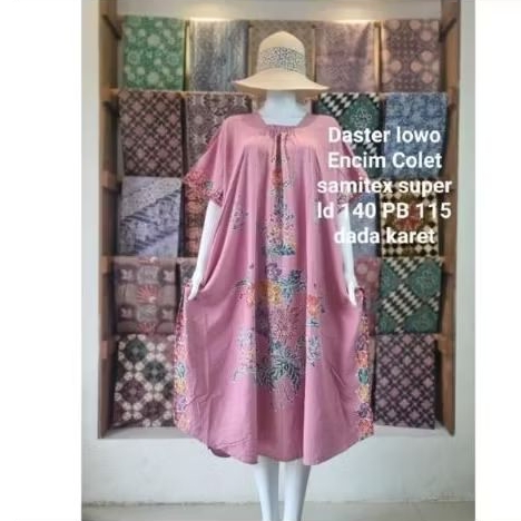 Daster lowo encim premium batik tulis kombinasi batik cap nyaman dipakai sehari hari