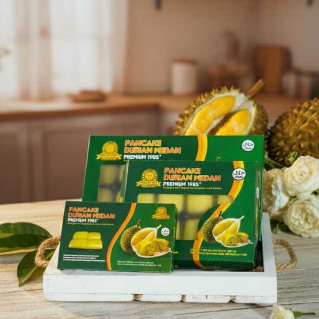 Pancake Durian Ucok Medan Premium 1985 | Pancake Durian Premium Medan Asli Daging Durian Ucok Medan