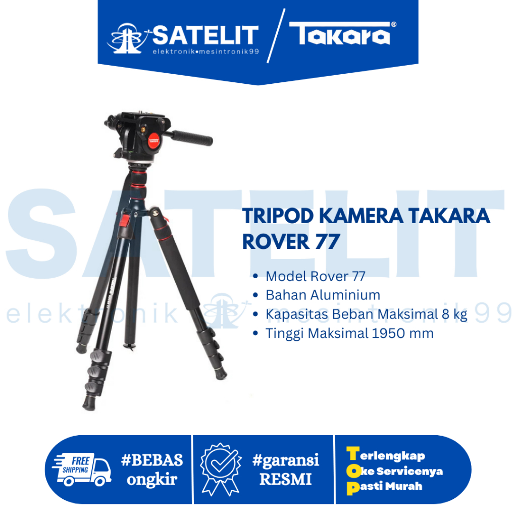 TRIPOD KAMERA TAKARA ROVER 77