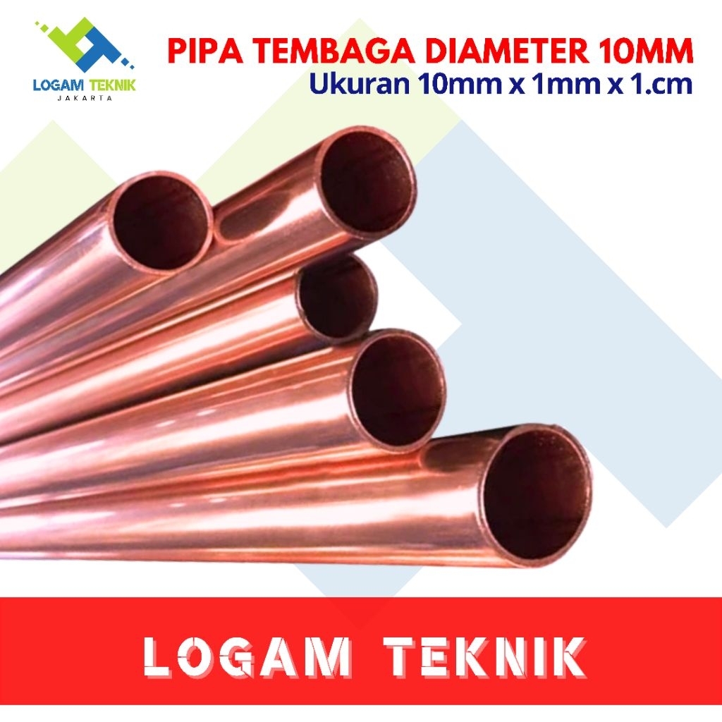 PIPA TEMBAGA DIAMETER 10 MM | COPPER PIPE