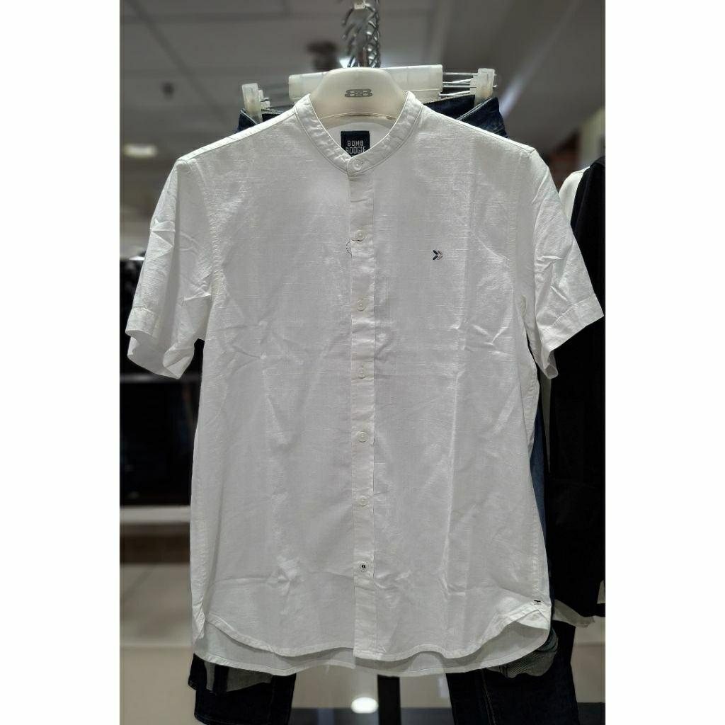Kemeja Koko Warna Putih Bombboogie Original