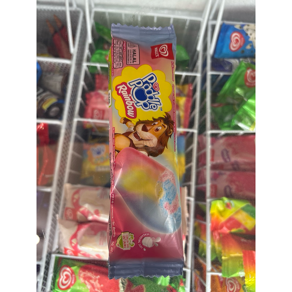 ICE CREAM WALLS PADDLE POP RAINBOW 50ml
