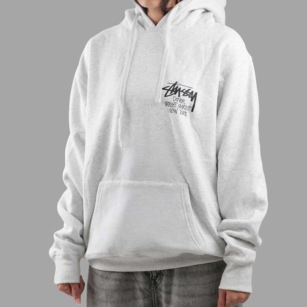 Stussy Stock DSM New York Ash Heather Hoodie