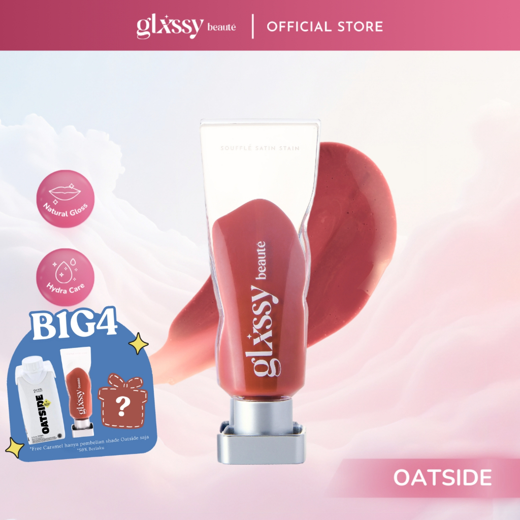 Glxssy Beaute Souffle Satin Stain Oatside - Lip Tint