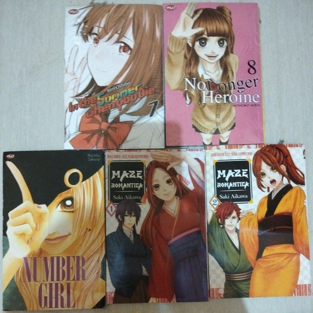 Preloved Komik Maze Romantica, Number girl, No longer heroine, In the summer when you die