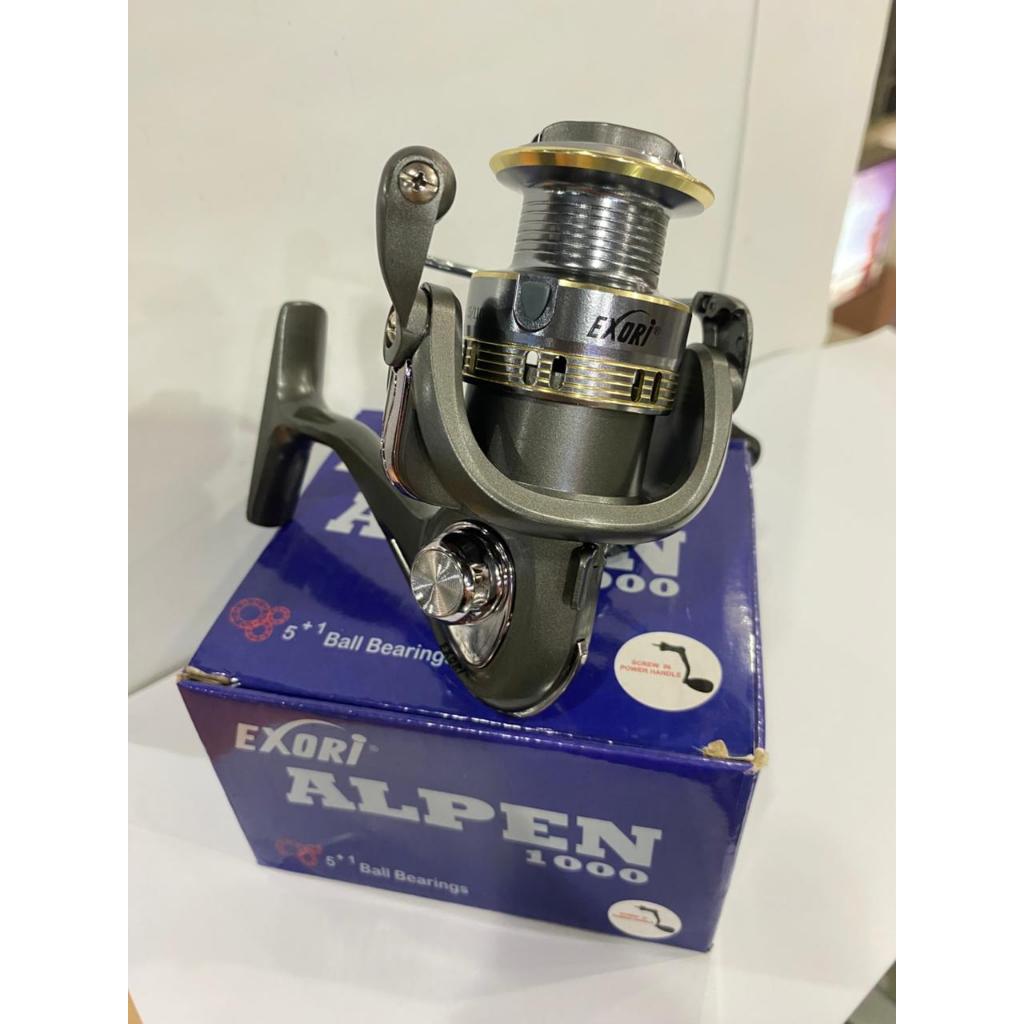 Exori ALPEN Reel Pancing Spinning 1000-3000-5000, 5+1 Ball Bearings