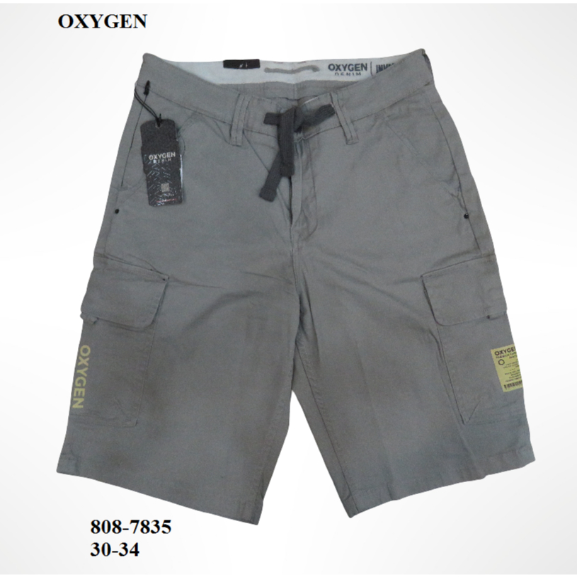 CELANA CHINOS CARGO  SHORT SLIM  PRIA NON STRETCH  MEREK OXYGEN ART : 808-7835 PRICE Rp.558.600