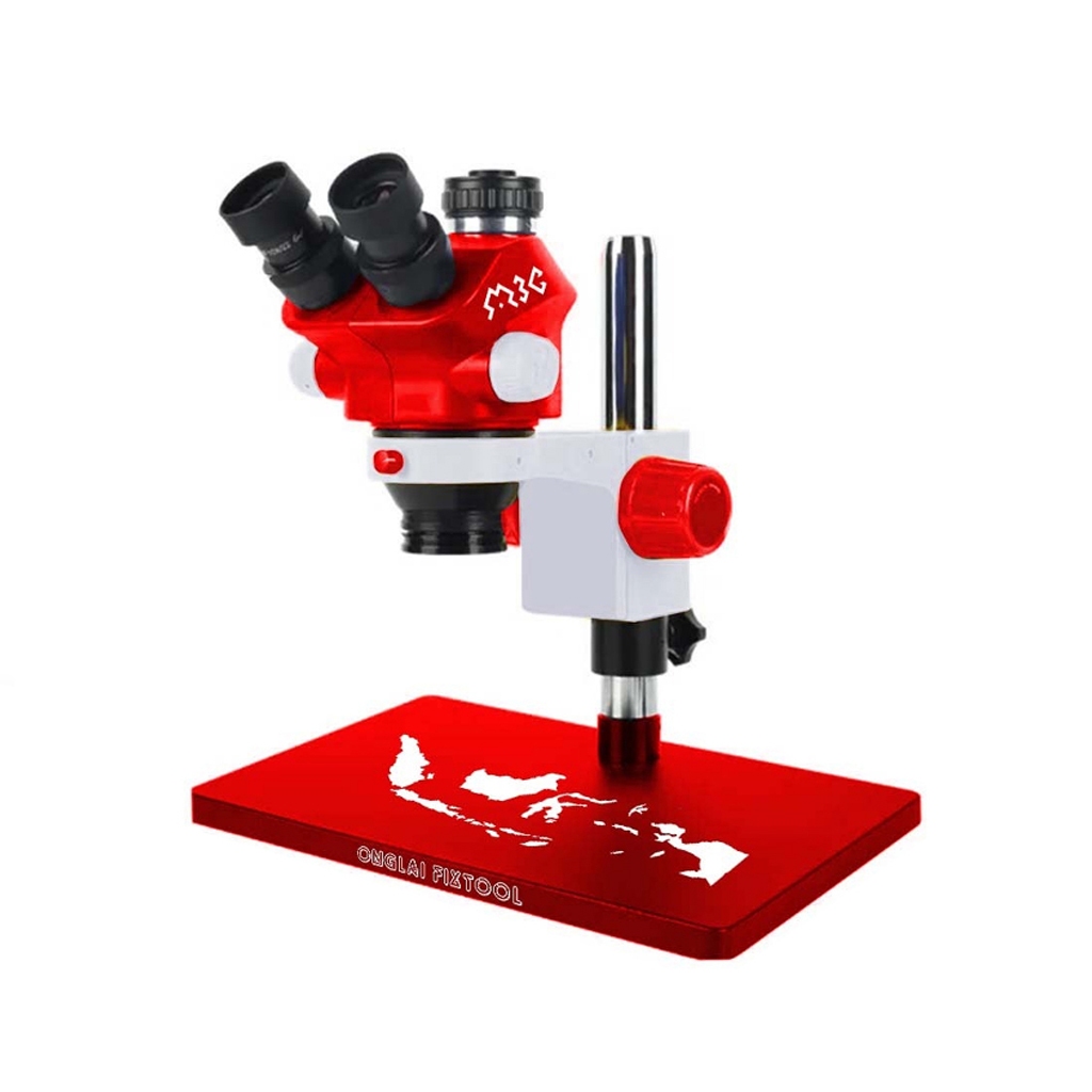 ONGLAI FIXTOOL M3C-B3 Microscope Trinoculer 7-50X Spesial Edition Original