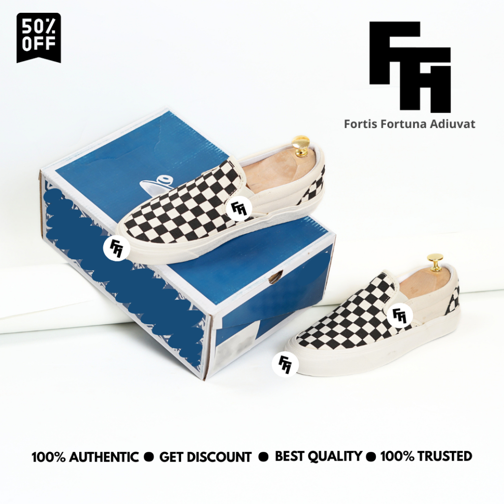 Sneakers Slip On Checkerboard Vault OG 100% Bnib