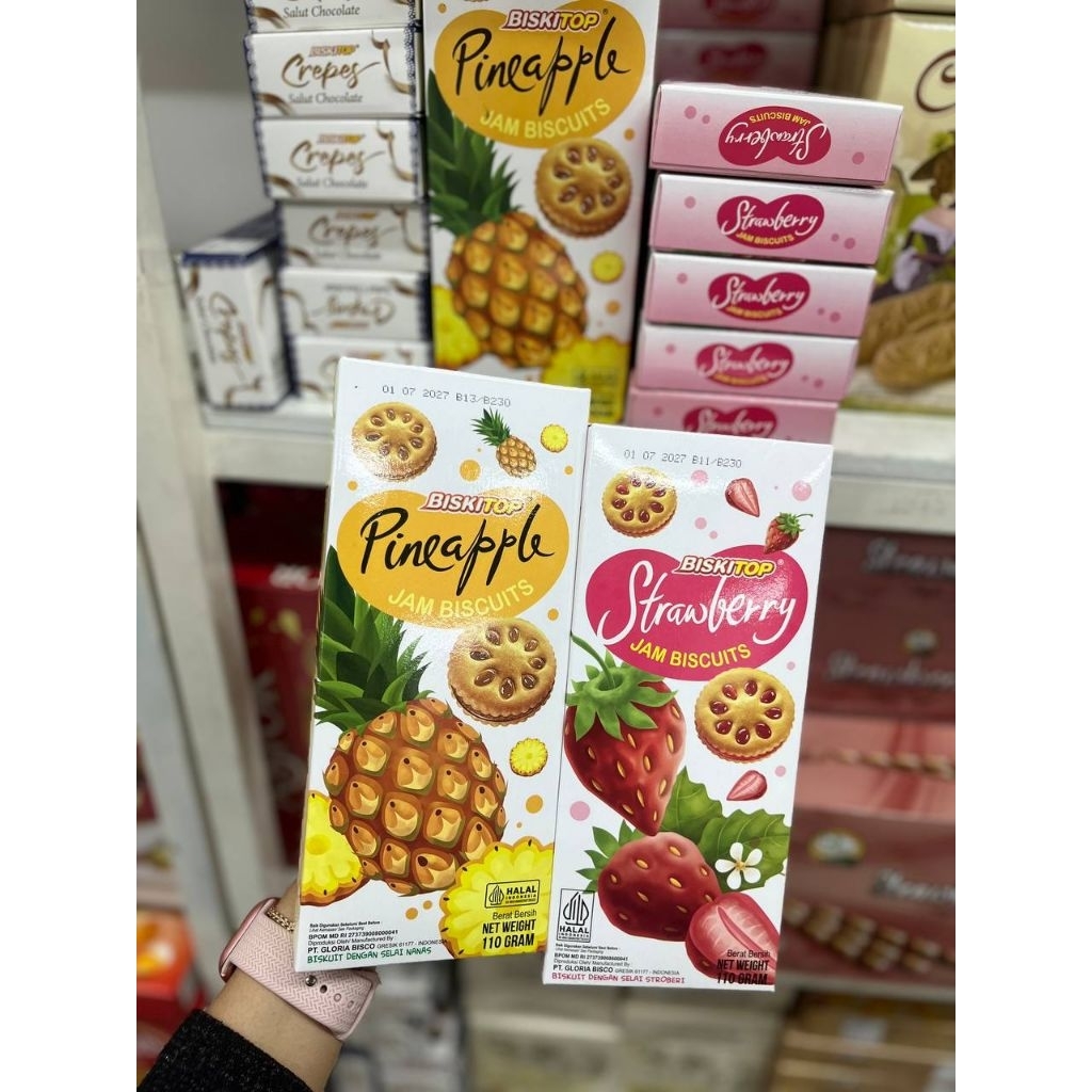 Biskitop Selai Box 110gr(Varian Rasa Random)