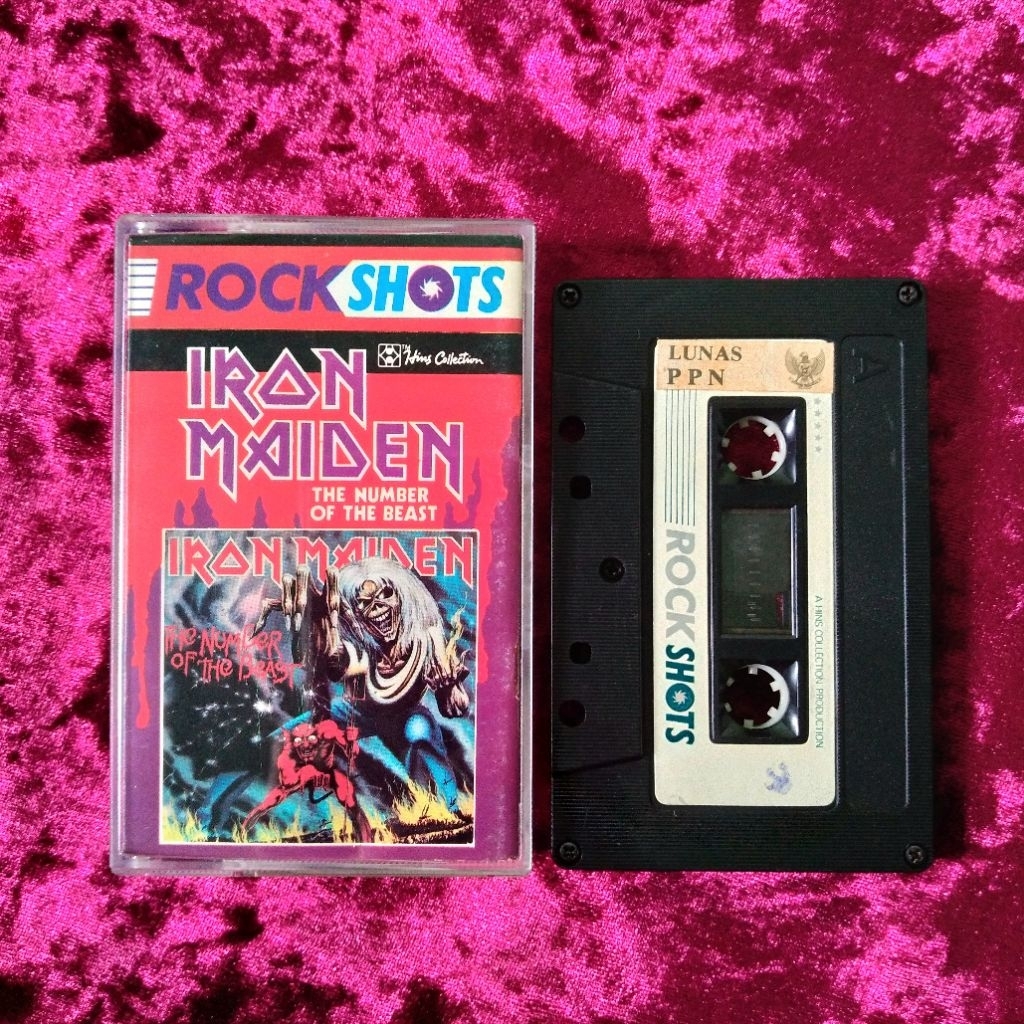 Kaset Iron Maiden - The Number Of The Beast (Rockshots)