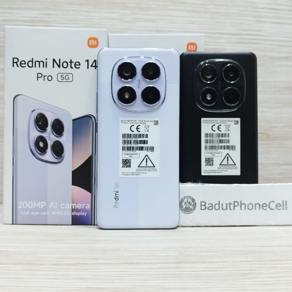 Redmi Note 14 Pro 5G 12/512GB 8/256GB Handphone Second Bekas Fullset