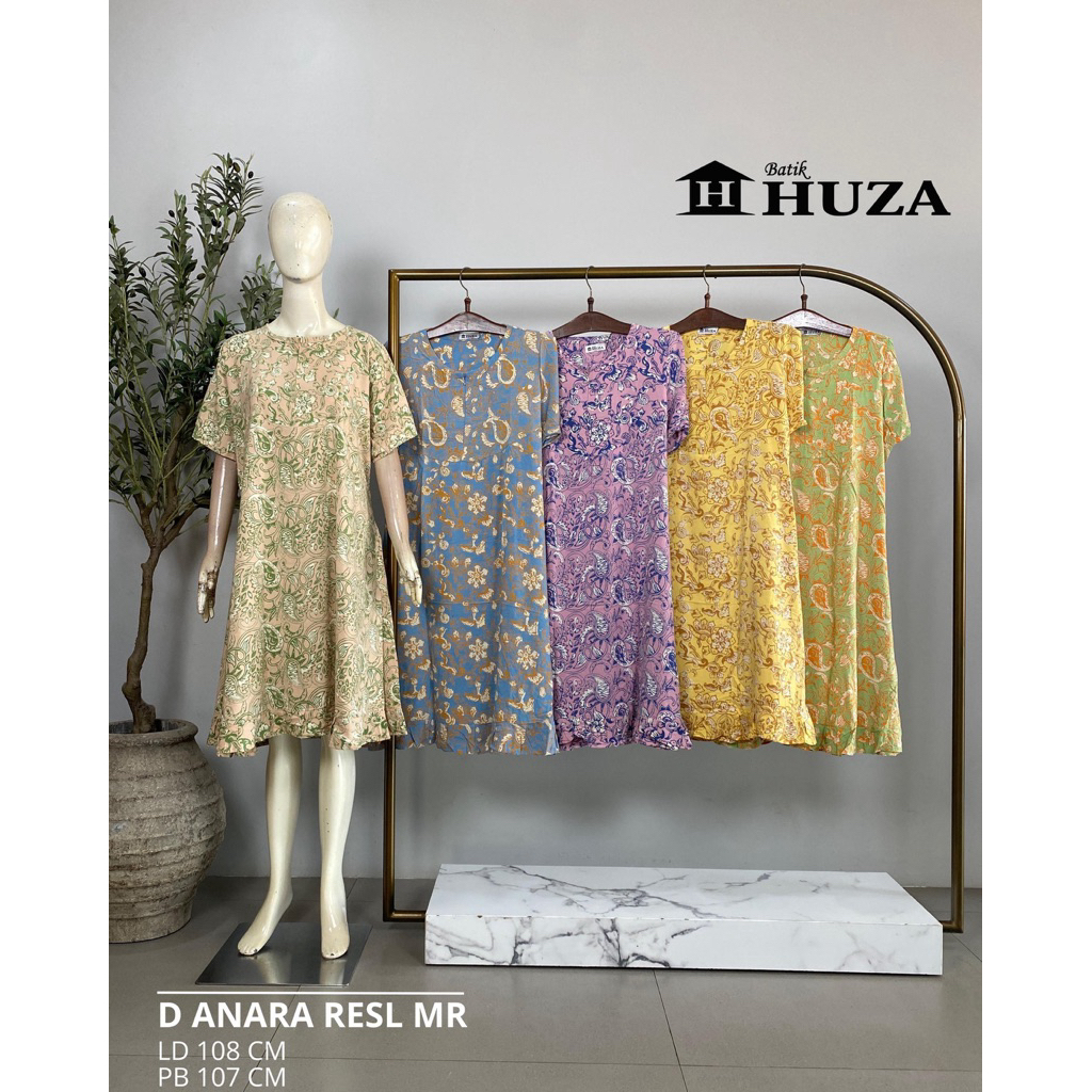 Daster Anara Batik Huza | Batik Pekalongan | Daster Adem Busui Friendly