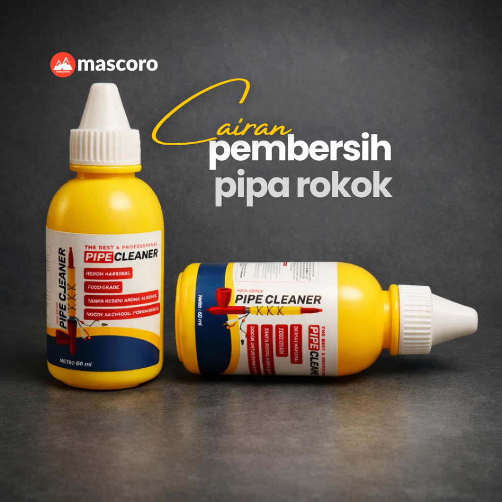 cairan pembersih piparokok 60ml food grade cocok untuk once cangklong berbahan gading gajah tulang s