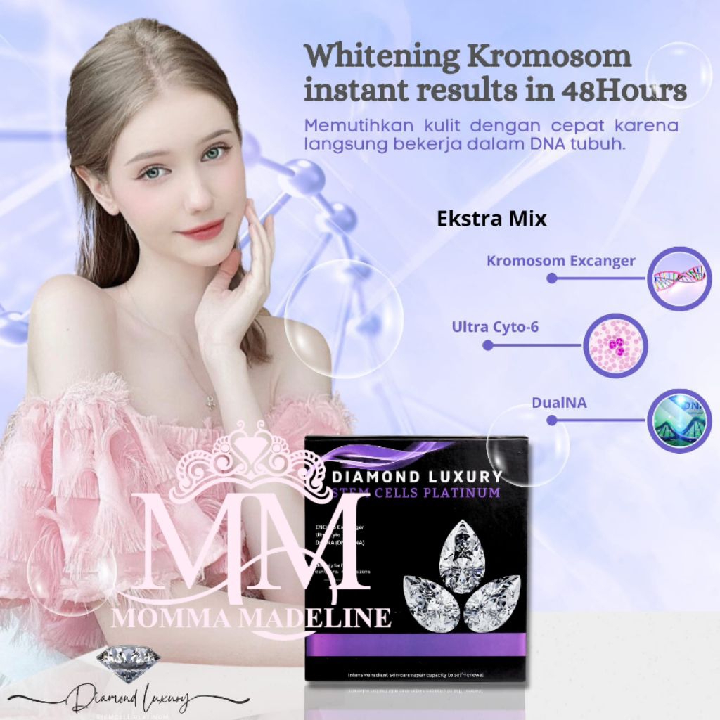 DIAMOND LUXURY Infus Kromosom Perubahan instant dalam 48 jam | Chromosome Diamond NEW