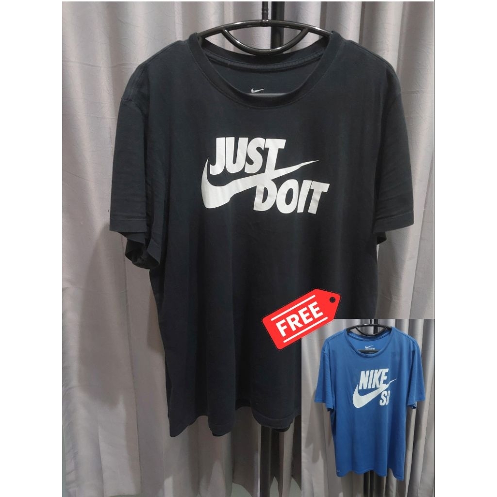 BUY 1 GET 1 NIKE JDI TSHIRT XL PRELOVED (FREE NIKE SB)